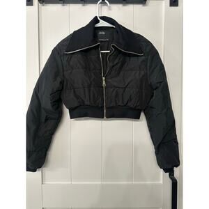 Elodie puffer jacket in black sz XS